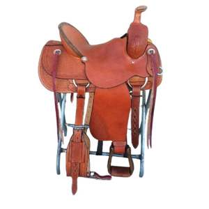 Wade Tree Work Premium Western Horse Saddle 10 "-17" Sendero ecuestre de cuero de vaca genuino con color personalizable - Product Image 1