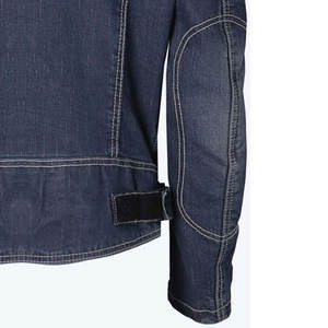 Vestes en jean solides à lavage moyen pour hommes de qualité supérieure Le service OEM et ODM est fourni - Product Image 6