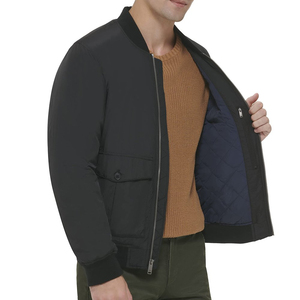 New Arrival Men Bomber Jacket 100% Polyester Material Custom Made Logo Printing Casual Wear All <b>Colours</b> Available - Product Image 3