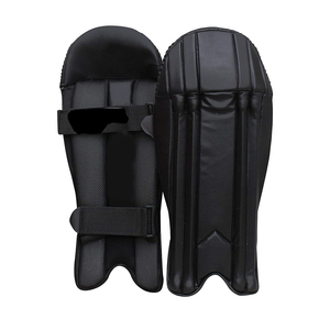 Almohadillas de bateo de cricket blancas personalizadas, bateador y jugadores de prueba de calidad con protección total, almohadillas de bateo de cricket de cuero - Product Image 1