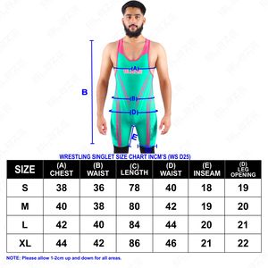 Blaze Fight Wear - Singlet de Lucha Libre Personalizado al por Mayor, Tejido Transpirable con Transferencia de Calor para Hombre - Product Image 6