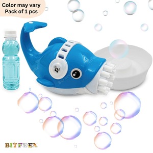 Pistolet à bulles de poisson électrique OEM-Souffleur automatique à 20 trous avec lumières de musique, vente en gros en vrac - Product Image 5