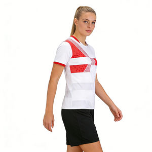 Ensemble de maillots de football unisexe de haute qualité, respirant, à séchage rapide, imprimé par sublimation, à rayures et motifs pixelisés, avec logo personnalisé, uniforme de football - Product Image 5