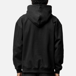 เสื้อฮู้ดดี้ผู้ชายแบบหนา ทรงโอเวอร์ไซส์ ไหล่ตก สไตล์สตรีทแวร์ ผ้าฝ้ายฟลีซถัก  รับผลิตแบบ OEM  ขั้นต่ำในการสั่งซื้อน้อย  พร้อมสกรีนโลโก้ตามแบบ - Product Image 3