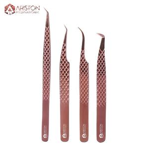 แหนบหนีบขนตาปลอมสีโรสโกลด์พร้อมตัวปรับแต่งโลโก้ตามสั่ง - Product Image 1