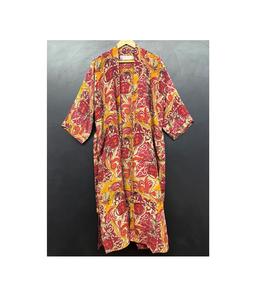 Robe kimono en soie crêpe pour femmes |   Écharpe en soie élégante faite à la main avec taille élastique |   Vêtements de plage et de détente pour les vacances d'été, cadeau pour elle - Product Image 1
