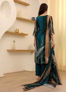 Indian Designer Rayon Viscose Fabric With Chanderi Dupatta Salwar Kameez Suits with Heavy Embroidery Work Available At <b>Sale</b> - Product Image 6