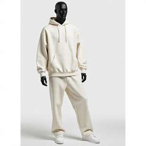 New Trendy <b>Mens</b> Tracksuit Set Sportswear 2 Piece <b>Hoodie</b> & Jogger Pants For Training <b>Running</b> Gym Workout Outfit Daily Casual Wear - Product Image 2