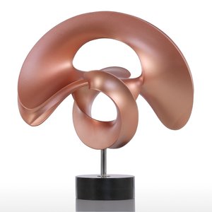 High Quality Iron Leaf Shape Sculpture with Wooden Base Christmas Home Decorative Wholesale Manufacturer Exporter for Livingroom - Product Image 5