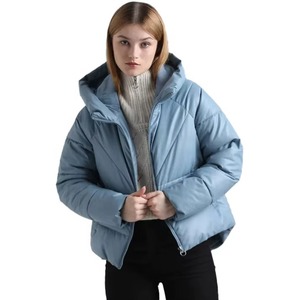 Custom Logo Women's Winter Puffer <b>Jacket</b> Hood High Quality Coats Ladies Puffed Bubble <b>Jacket</b>-OEM New Condition - Product Image 4