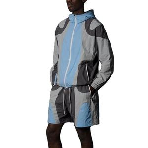 Conjunto Deportivo de Dos Piezas Personalizado de Talla Grande, Cortavientos Térmico de Manga Larga, de Nailon, para Deportes al Aire Libre, con Cremallera, Unisex - Product Image 6