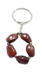 LLavero de cristal de ágata cornalina roja de alta calidad, llavero de piedra caída, llavero de piedra china, regalo para mujer, venta al por mayor - Product Image 2