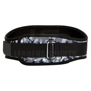 Ceinture de musculation robuste en peau de mouton, respirante et réglable, conçue pour améliorer la performance et soutenir l'entraînement de force. - Product Image 4