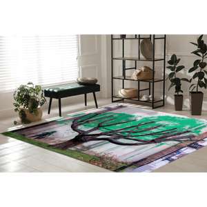 Tapis Banksy A Dead Tree, Tapis aux couleurs vives de Finsbury Park, Tapis à poils doux - Product Image 2