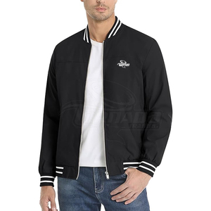 Blouson aviateur d'hiver à col montant léger personnalisable pour hommes Vestes pour hommes en vente avec service OEM - Product Image 2
