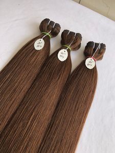 Exportación 100% de alta calidad de visón camboyano templo indio virgen 20 ''Color #4 extensiones de cabello de paquete recto proveedor de donante único - Product Image 3