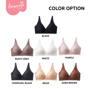 Soutien-gorge sans couture à dos en U, sans armatures, respirant, fin, à larges bretelles, push-up, grande taille, pour femmes - Product Image 6