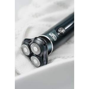 Mini Afeitadora Eléctrica para Hombre con Triple Cuchilla y Cabezales Adicionales para Recortar y Afeitar, Afeitadora Rotatoria para el Rostro - Product Image 3