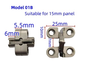 Panel de 12 15mm pequeño Mini bisagra de nevera oculta 3C equipo eléctrico automático bisagra de puerta bisagra Invisible de Banco de autoservicio - Product Image 5
