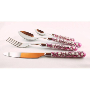 Prix d'usine résistant Style moderne Design de luxe Argenterie Couteau Fourchette Cuillère Ensemble de couverts de mariage en acier inoxydable pour les utilisations de repas - Product Image 1