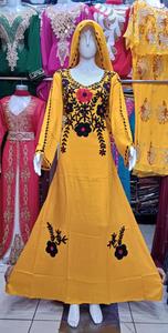 Robe en coton brodée pour femme, magnifique Kaftans, Kimono, Cardigan, Kimono pour maillot de bain, Kimono, barboteuse, taille unique - Product Image 2