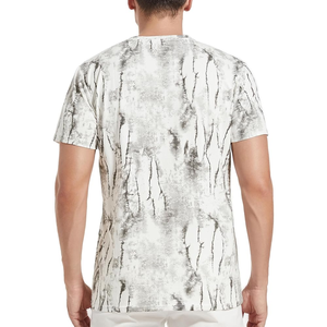 เสื้อยืดคอกลมสำหรับผู้ชายผ้าฝ้าย100% - Product Image 5