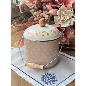 Smalto oro rosa a pois Bakrac 18 CM