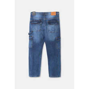 กางเกงคาร์โก้ขนสัตว์น้ำหนักเบาสี XL แบบลำลองอัจฉริยะสำหรับผู้ชายป้องกันการเกิดรอยยับมีลายทางด้านข้าง - Product Image 3