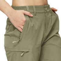 Pantalon de randonnée en plein air sur mesure et avec logo, pantalon cargo droit décontracté à plusieurs poches pour femmes, streetwear, vente en gros