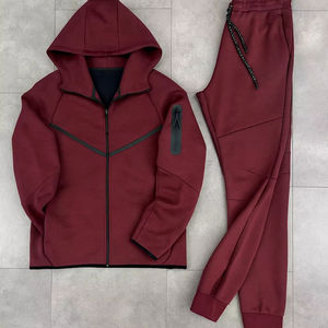 Femmes automne décontracté Gym Sportswear ensemble noir à capuche veste à glissière survêtement pantalon Fitness course respirant léger Logo - Product Image 1