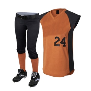 Maillot de baseball unisexe à faible taux et col en O, ensemble d'uniformes de sport, logo personnalisé imprimé pour les joueurs de softball jeunes et adultes - Product Image 2