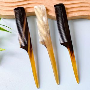 Peine de Cuerno de Búfalo de Lujo, Dientes Anchos para Cabello Rizado, Grueso y Largo, Hecho a Mano, Pulido, Accesorio para el Cuidado del Cabello, Súper Calidad - Product Image 3