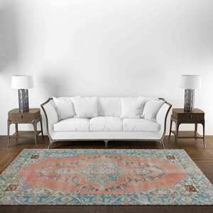 <b>Chenille</b> Turkish <b>Rug</b>: Medallion Antique Decor, Non-Slip Carpet,Nonwoven Thin <b>Rug</b> - Product Image 3