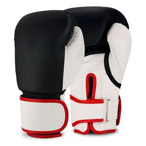 Suministro directo de fábrica 12oz 14oz Guantes de boxeo Guantes DE LUCHA profesionales de cuero de vaca genuino Guantes MMA con logotipo personalizado - Product Image 2