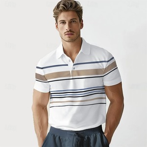 Top Quality Breathable Polo <b>T</b>-<b>Shirt</b> 100% Cotton Wholesale Polo <b>Shirts</b> New Stylish Design Printed <b>Men's</b> Polo <b>Shirts</b> - Product Image 3