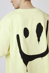 Streetwear personnalisé pour hommes 100% coton surdimensionné T-Shirt GSM personnalisé de qualité supérieure cousu Design vierge jaune - Product Image 2