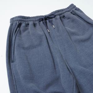 Pantalon de survêtement ample à poignets réglables Pantalon de survêtement en polaire de coton blanc gris Pantalon de survêtement baggy personnalisé de haute qualité pour hommes - Product Image 4