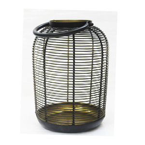 Handmade Classic <b>Black</b> & Copper Metal Wire <b>Lantern</b> Hanging Decor for Home Birthday Occasions Multi-Purpose <b>Candle</b> Holders Jars - Product Image 2