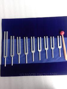 Diapason 9 pièces, ensemble d'outils de thérapie des chakras, guérison sonore holistique, thérapie musicale - Product Image 4