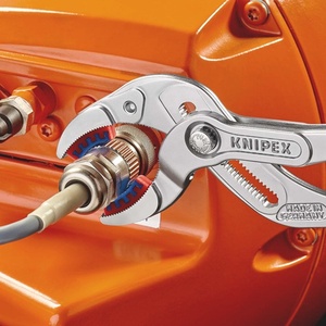For KNIPEX Siphon Connector Pliers 250mm Chrome-Plated with Plastic Jaws Clamping Range 10-75mm - Product Image 4