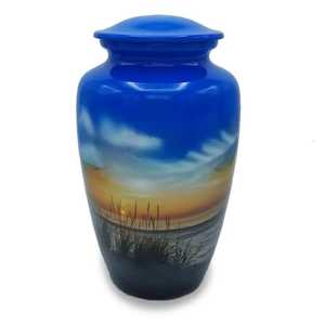 Urnas Funerarias de Metal Modernas Europeas de Alta Calidad para Adultos, Hechas a Mano, Ecológicas, Personalizables, Fabricante de Urnas Conmemorativas en India - Product Image 1