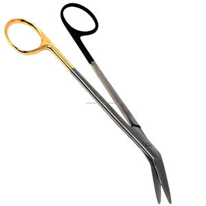 Tijeras Quirúrgicas de Precisión Mundial para Iris y Encías, Anguladas, de Carburo de Tungsteno, Super Corte, para Disección de Tejidos Dentales, Quirúrgicas y ORL, de Acero Inoxidable - Product Image 2