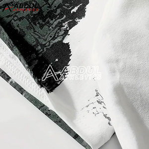 เสื้อยืดโอเวอร์ไซส์ผู้ชาย เสื้อยืดทรงหลวมระบายอากาศได้ดี สำหรับสวมใส่ในฤดูร้อน สไตล์สตรีทแวร์ และชีวิตประจำวัน - Product Image 3
