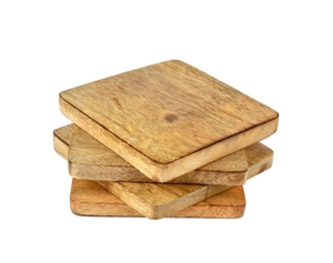 Sous-verres ronds en bois de noyer fabriqués en Inde, sous-verres pour la maison, sous-verres ronds personnalisés, vente en gros de dessous-de-verre pour le thé, vente chaude - Product Image 2