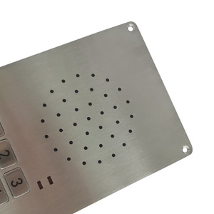 Intercomunicador de Acero Inoxidable con Altavoz y Micrófono para Control de <span class=keywords><strong>Acceso</strong></span> en Fábricas, con Botón Único de Activación - Product Image 4