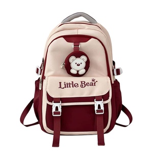 <b>Cute</b> Fruit Snail Little <b>Bear</b> Backpack 20-36L Softback Zipper Closure Unisex Daypack for Camping Hiking - Product Image 5