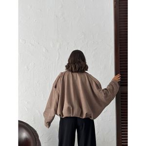 เสื้อแจ็คเก็ตหนังกลับดำน้ำ Topshow ขายส่ง - [object Object] - Product Image 5