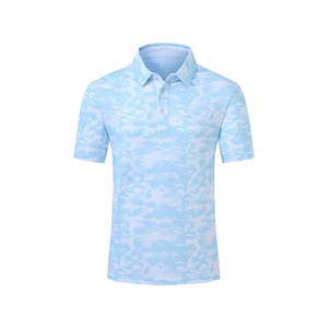 Polo sublimación camisa patrón sólido de manga corta Golf Polo fábrica al por mayor camiseta personalizada - Product Image 2