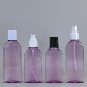Manufacture du Vietnam Bouteilles en plastique transparentes pour animaux de compagnie écologiques 160ML/180ML Essence d'huile nettoyante Sérum tonique pour le visage - Product Image 2