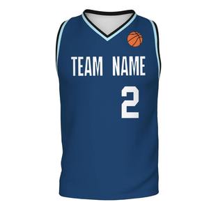 Nouveau modèle de maillots avec logo personnalisé Maillot de basket-ball au design unique à séchage rapide pour adultes Vêtements de sport imprimés respirants - Product Image 5